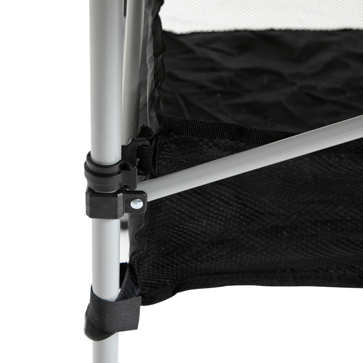 Outsunny Mesa De Camping Plegable Con Almacenaje De Malla Bolsa De Transporte_4