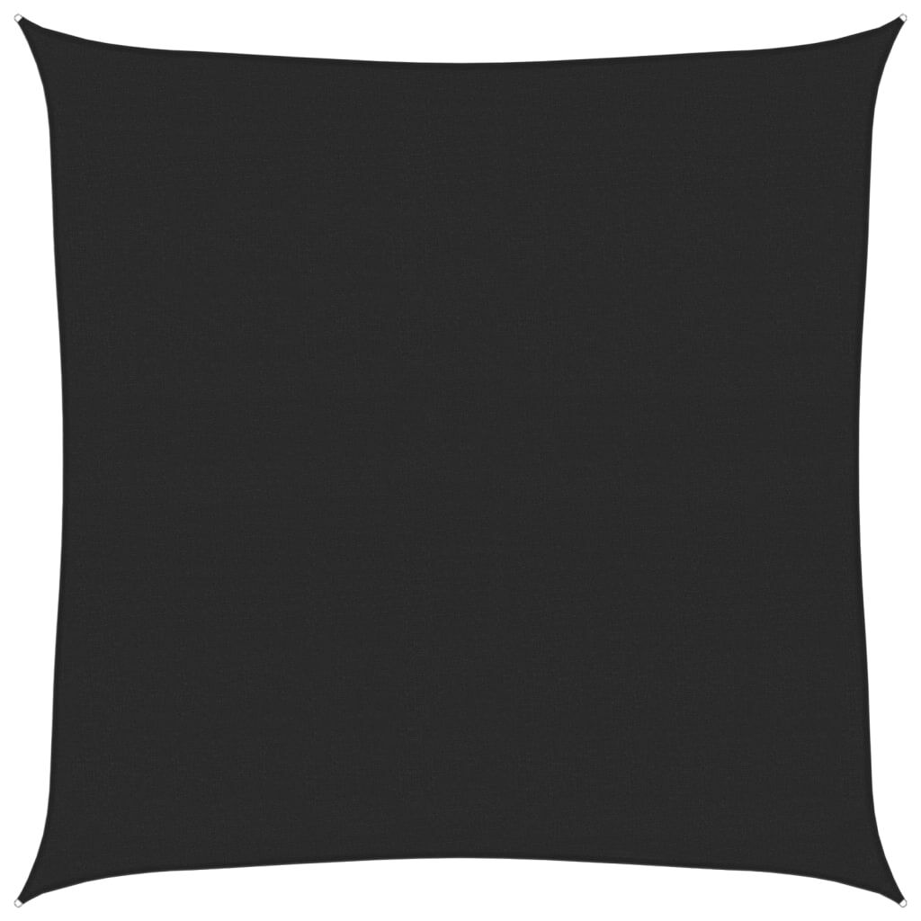 Vidaxl Toldo De Vela Negro Hdpe 160 G/m² 5x5 M_0