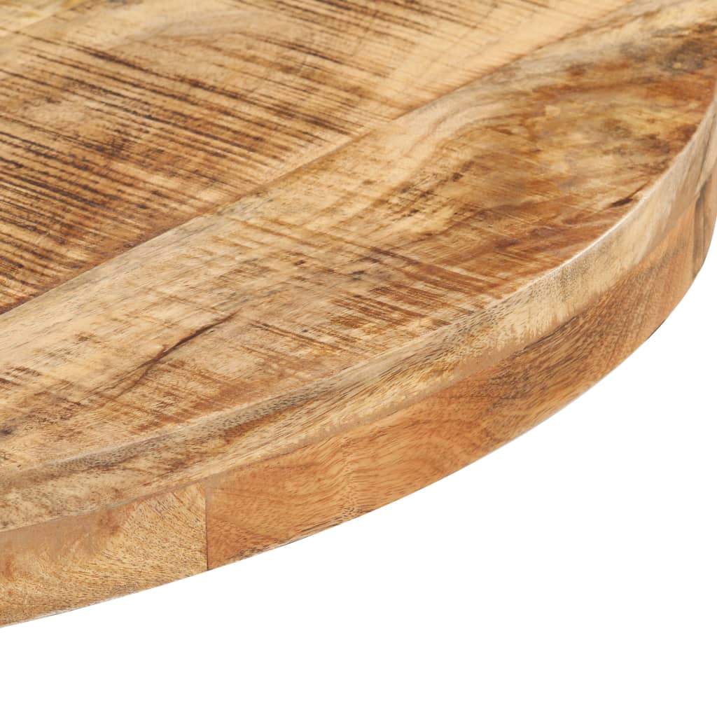 Mesa De Bistró Redonda Madera De Mango Rugosa Ø80x75 Cm_2