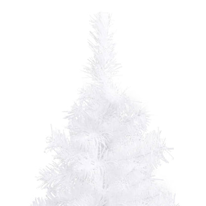 Vidaxl Árbol De Navidad Artificial De Esquina Blanco 120 Cm Pvc_5