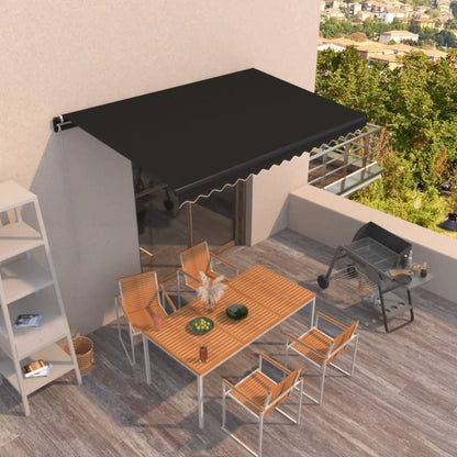 Toldo Retráctil Manual Gris Antracita 400x350 Cm_1