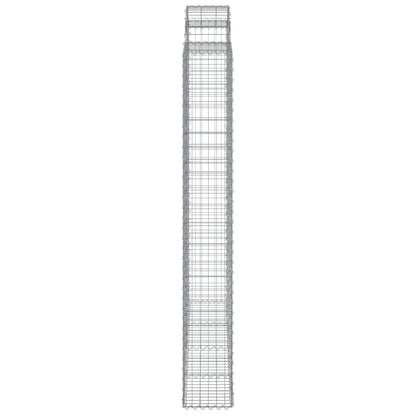 Cestas De Gaviones 5 Uds Forma De Arco Hierro 200x30x220/240 Cm_4