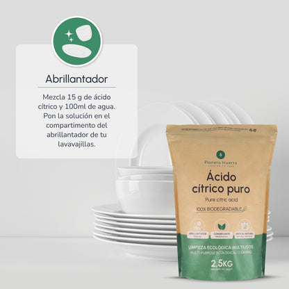 Pack 3xÁcido cítrico Planeta Huerto 2,5 Kg