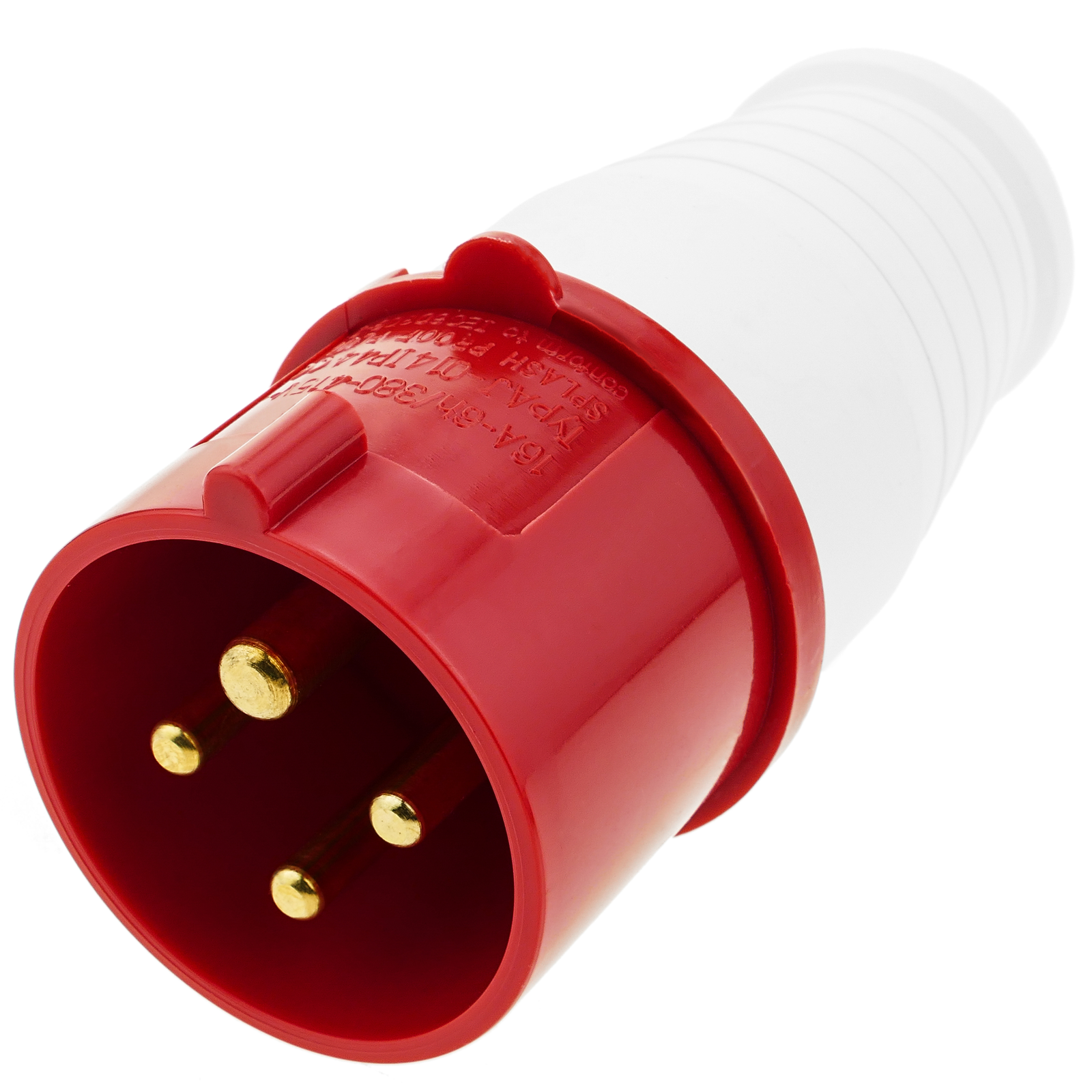 Base De Enchufe Industrial Cetac Macho 3p+t 16a 380v Ip44 Aérea_0
