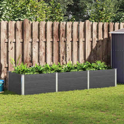 Arriate De Jardín Wpc Gris 300x100x54 Cm_1