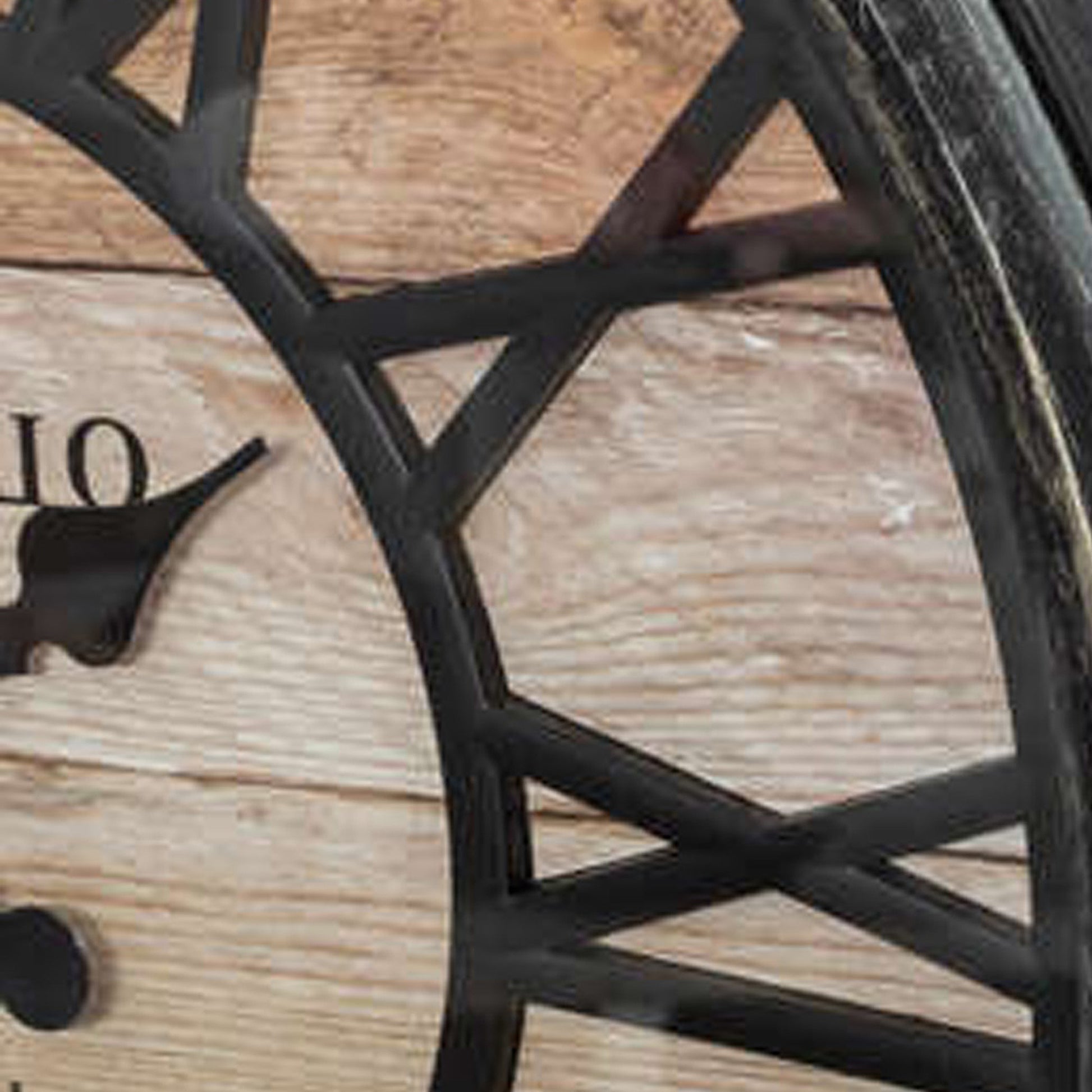 Wellhome Reloj Decorativo Relieve Plástico Ø49x5cm