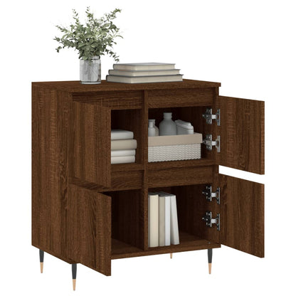 Aparador Madera Contrachapada Marrón Roble 60x35x70 Cm / Vetonek_3