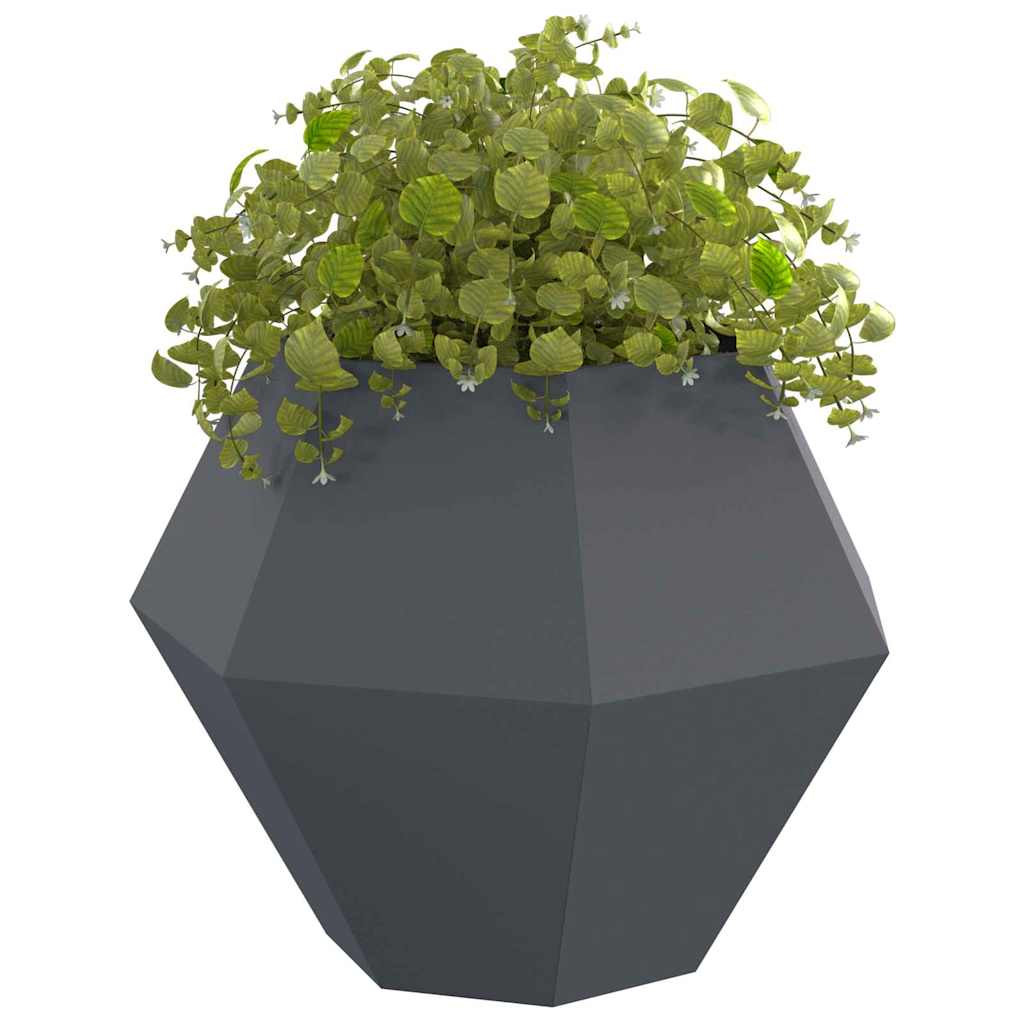 Jardinera Gris Antracita 100 X 100 X 80 Cm Acero_2