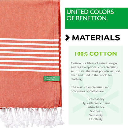 Hamman 80x165cm 170gsm 100%algodon Rojo Casa Benetton_2