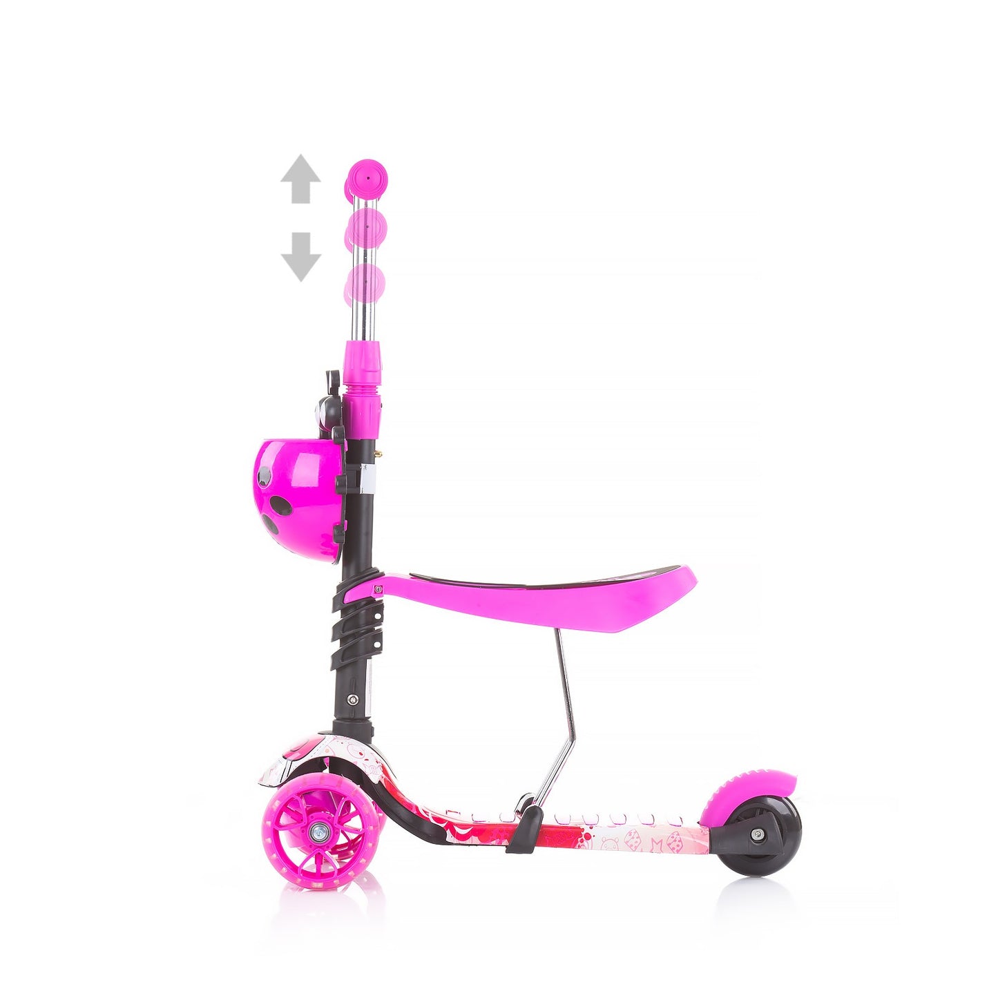 Patinete Infantil Con Manillar Parental Kiddy Evo Lollipop_3
