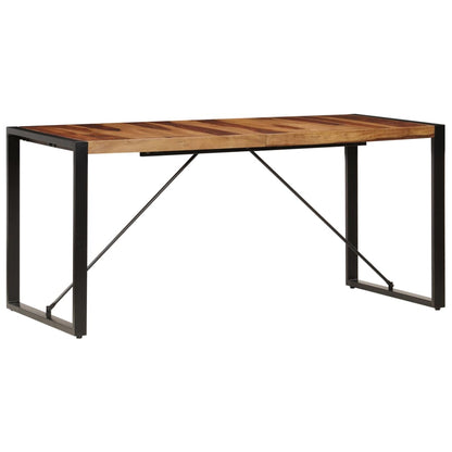 Mesa De Comedor 160x80x75 Cm Madera Maciza De Sheesham_0
