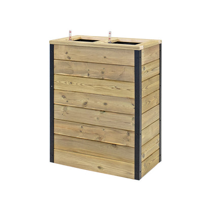 Jardinera De Madera Con Autorriego 60x34x80 Cm Nidum Hortalia_2