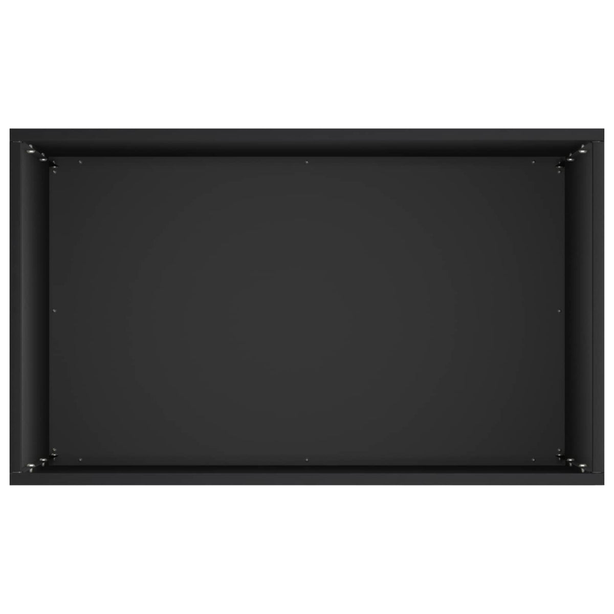 Macetero De Jardín Negro 50 X 40 X 75 Cm Acero Laminado En Frío_3