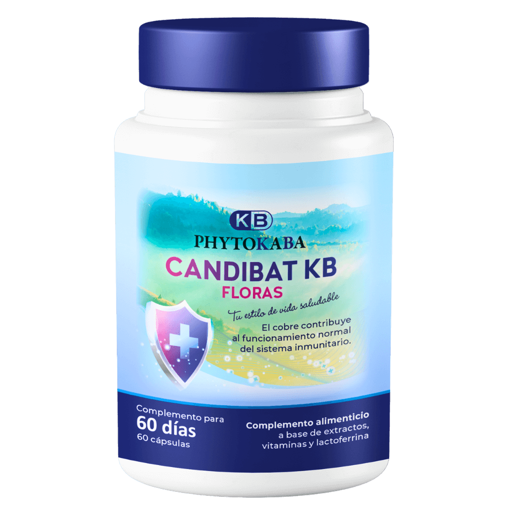 Candibat Kb 60 Cápsulas A Base De Extractos Y Lactoferrina