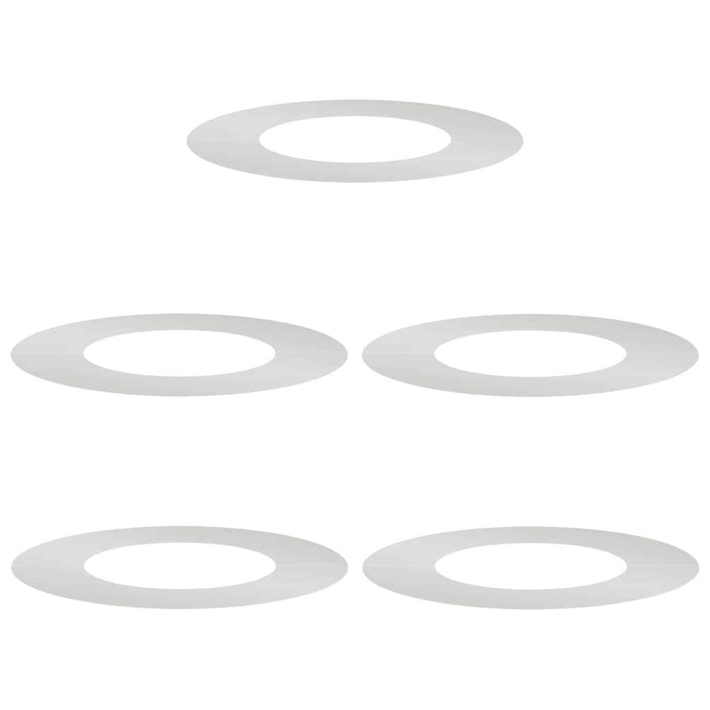 Adecuado Para Anillos De Árbol Plano 5 Pcs Plateado Ø40 / 70 Cm_0
