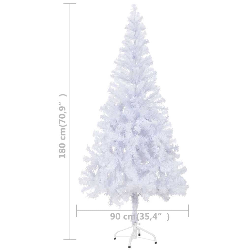Vidaxl Árbol De Navidad Artificial Con Luces Y Bolas 620 Ramas 180 Cm_2