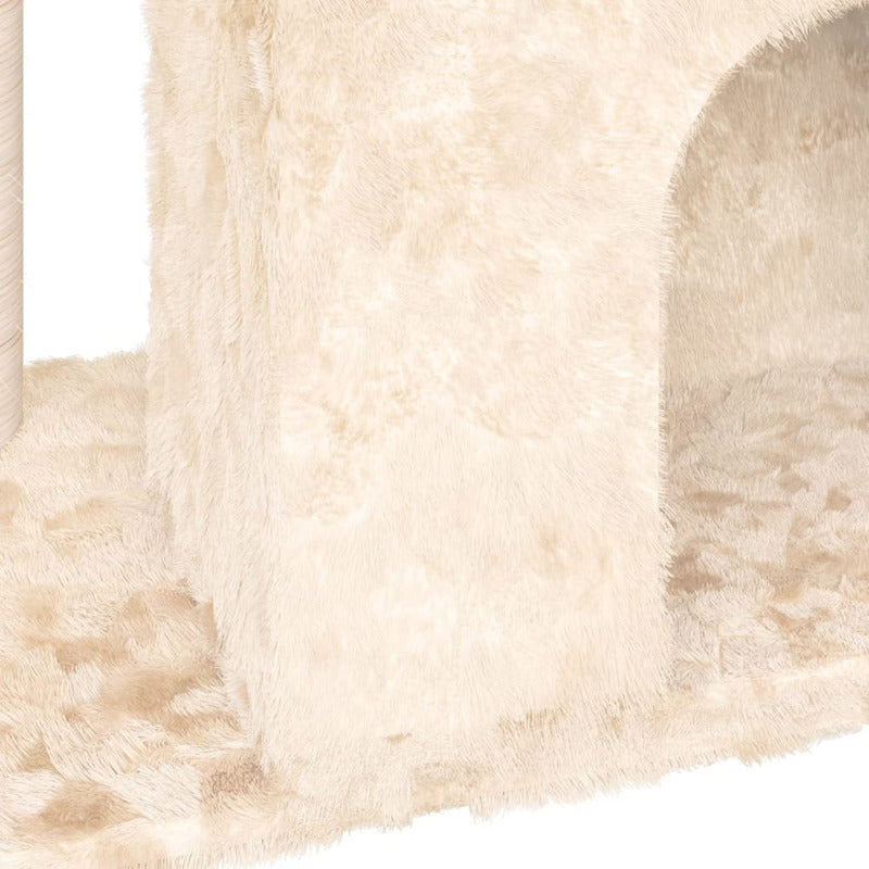 Vidaxl Rascador Para Gatos Con Postes De Sisal Color Crema 51 Cm_5