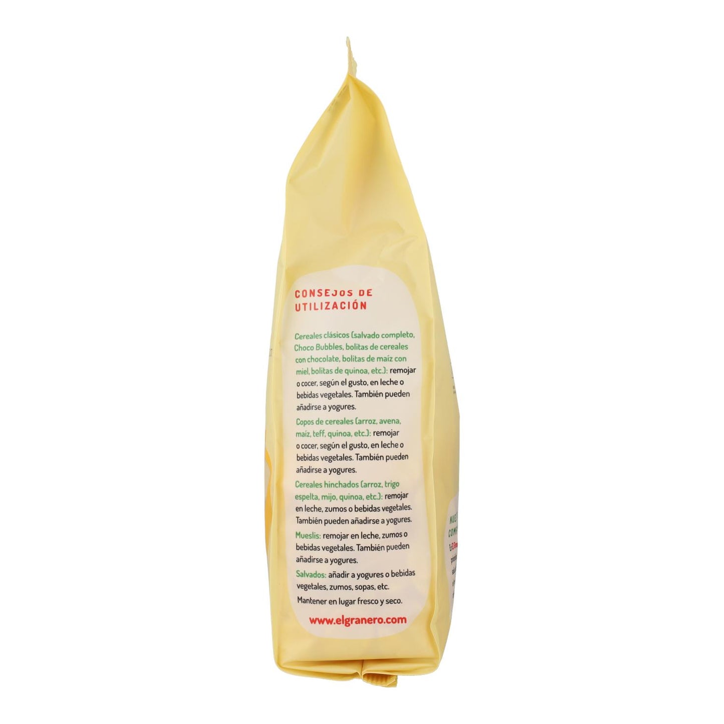 Copos de Maíz tostado con Ágave BIO El Granero, 300g