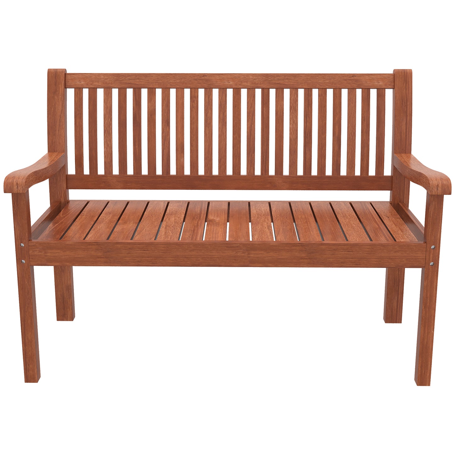 Outsunny Banco De Jardín De Madera Con Funda Impermeable Marrón Claro_4