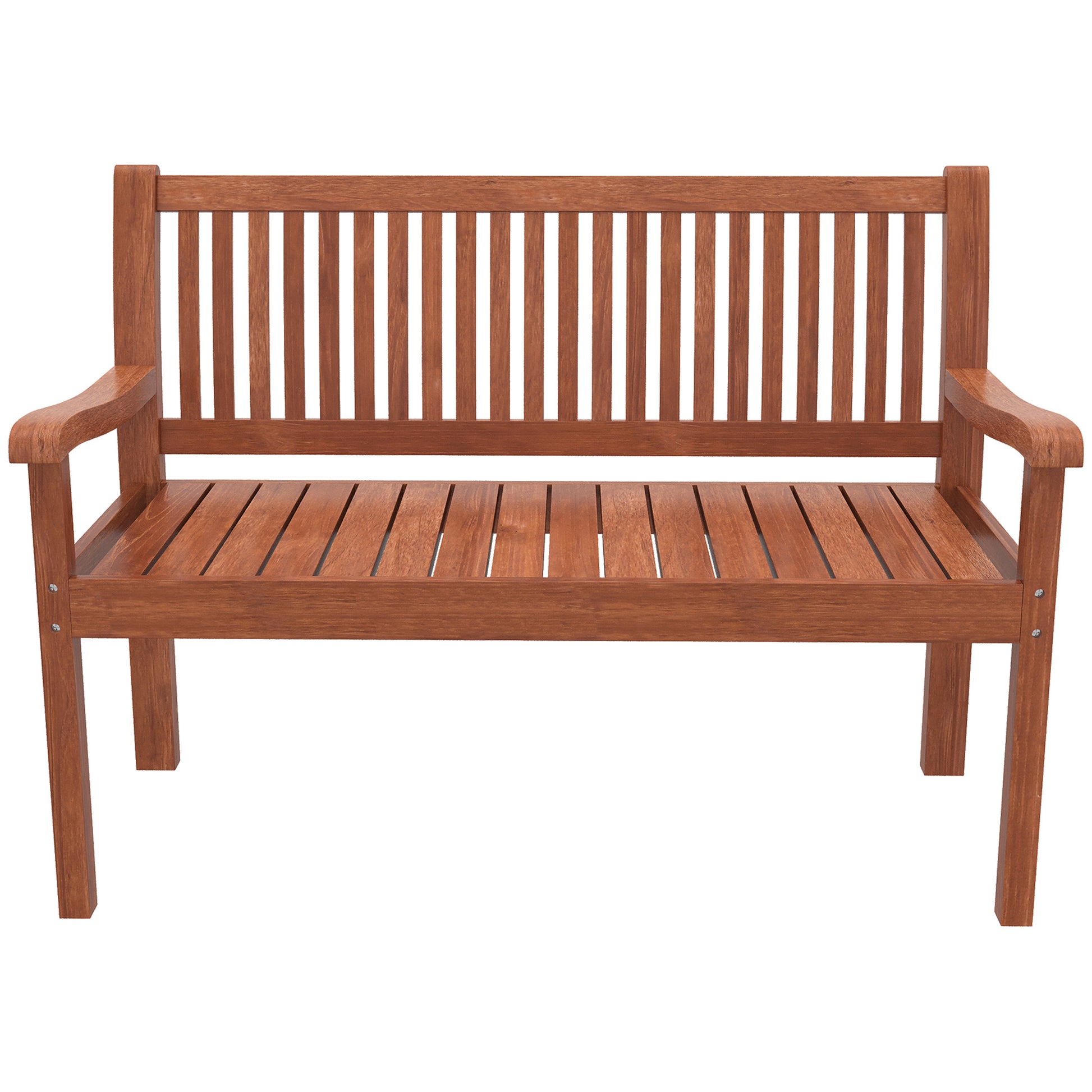 Outsunny Banco De Jardín De Madera Con Funda Impermeable Marrón Claro_4