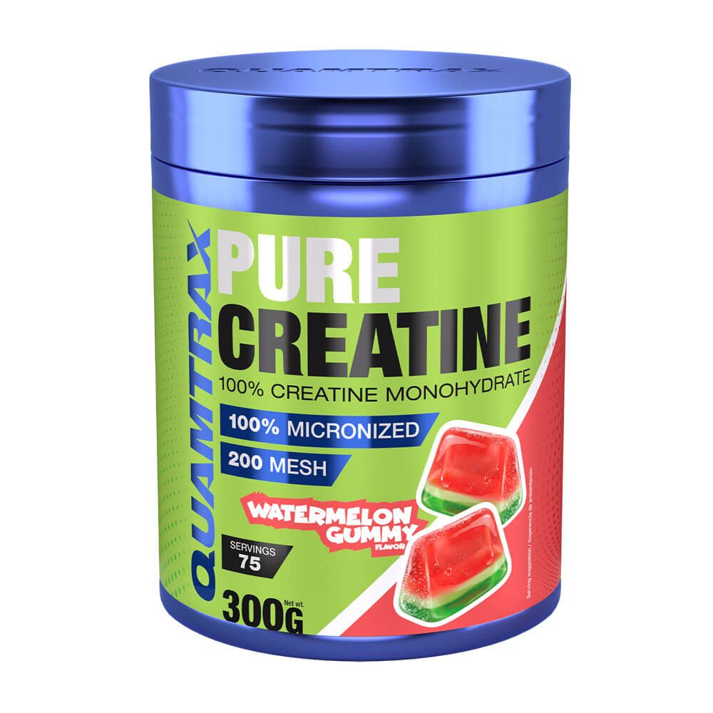 Pure Creatina 200 Mesh - 300g - Sandias De Gominola - Creatina Monohidrato - Quamtrax_0