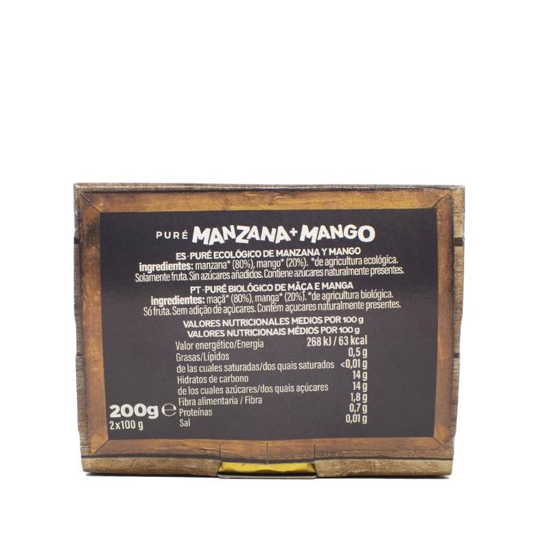 Puré de Manzana y Mango Bio La Finestra Sul Cielo 200 gr