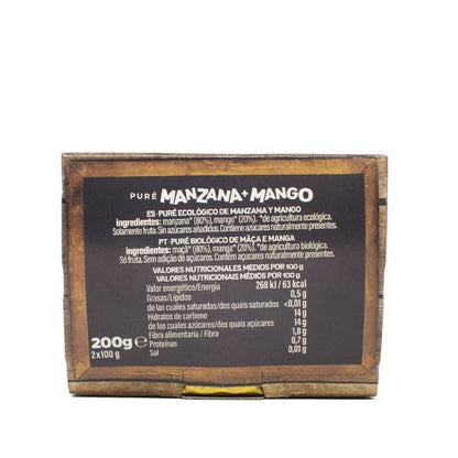 Puré de Manzana y Mango Bio La Finestra Sul Cielo 200 gr