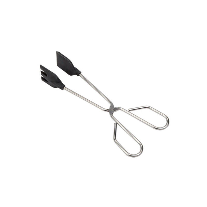 Pinzas De Cocina Con Pala De Silicona/inox. 30cm_0