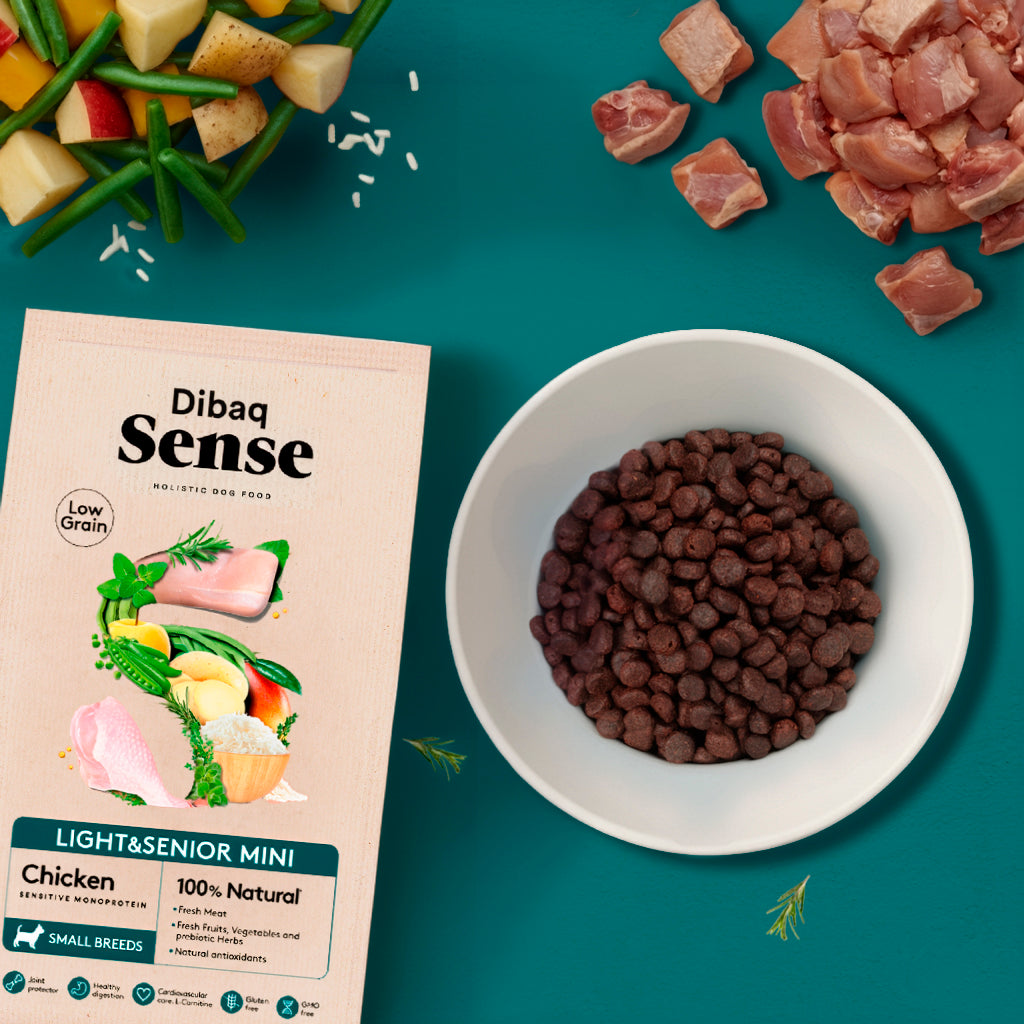 Dibaq Sense Low Grain Pollo Light O Senior Mini 2 Kg_2