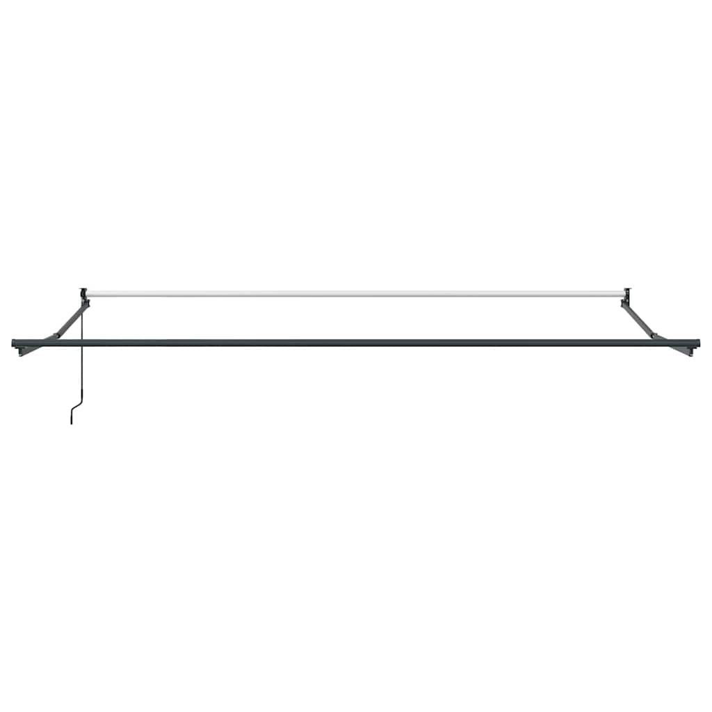 Toldo Retráctil Aluminio Y Tela Naranja Y Marrón 4,5x3 M_3