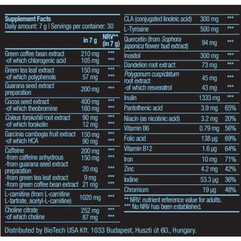 Black Burn 210 Gr Sandía