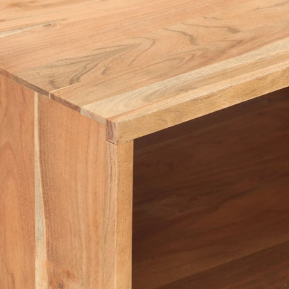 Mesa De Centro De Madera Maciza De Acacia 100x50x45 Cm_2