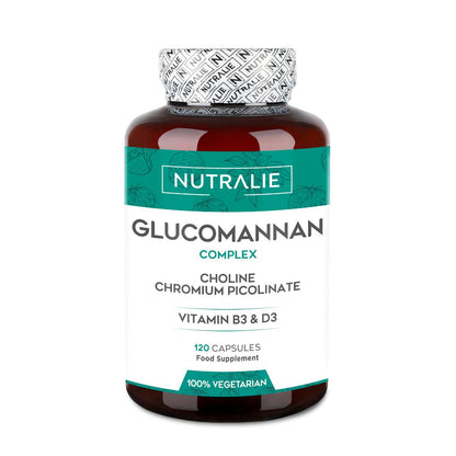 Nutralie Glucomanano con Colina + B3 + D3 Pérdida Peso 120 cápsulas