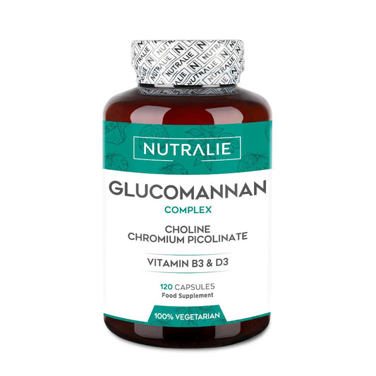Nutralie Glucomanano con Colina + B3 + D3 Pérdida Peso 120 cápsulas