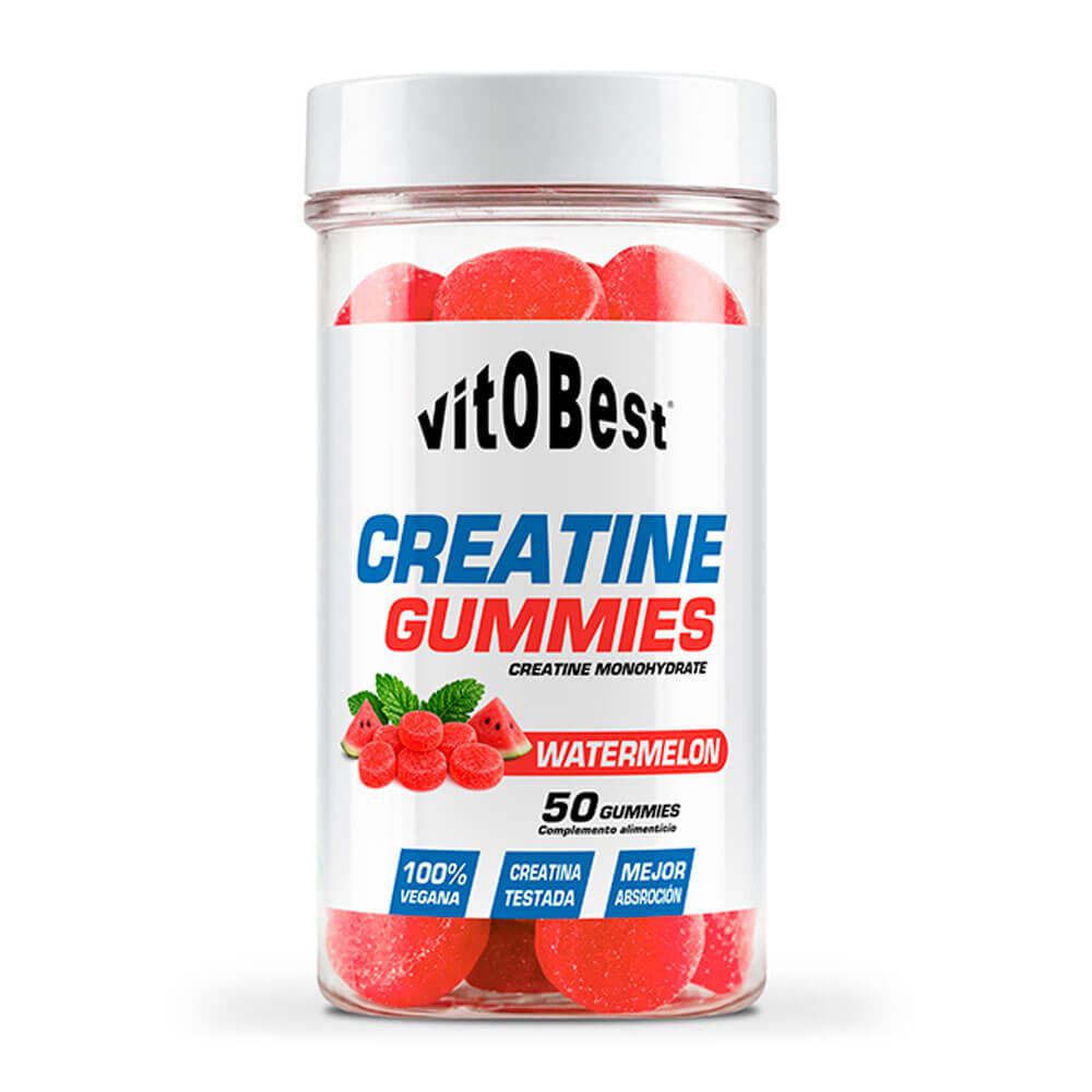 Creatina Gummies - 50 Gummies - Sandia - Creatina Monohidrato - Vitobest_0