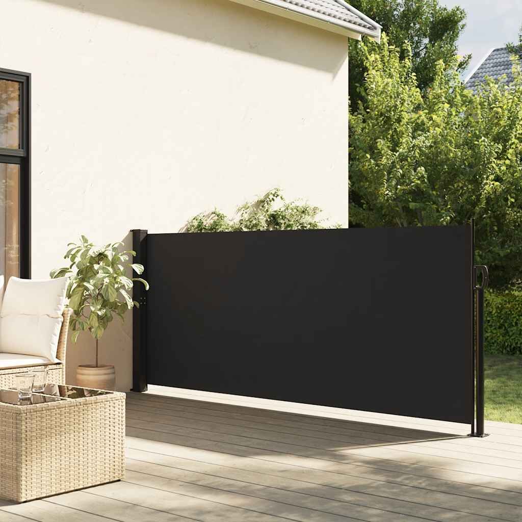 Vidaxl Toldo Lateral Retráctil Negro 117x300 Cm_1