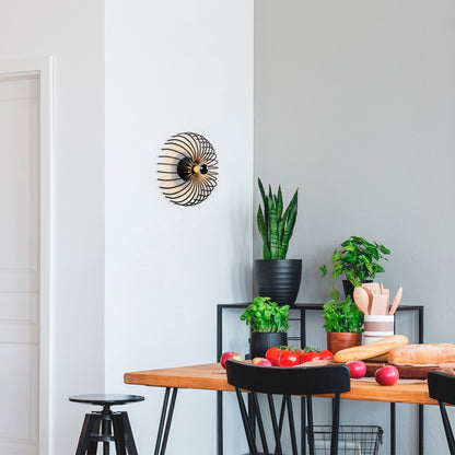 Aplique De Pared, Metal , Negro, 12x12x36, Casquillo E 27 Max 40 W_5