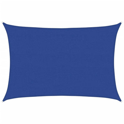 Vidaxl Toldo De Vela Rectangular Hdpe Azul 160 G/m² 4x5 M_0