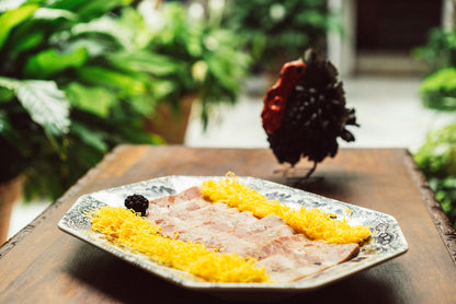 Pavo Trufado Al Estilo Andaluz Lonchas Con Huevo Hilado