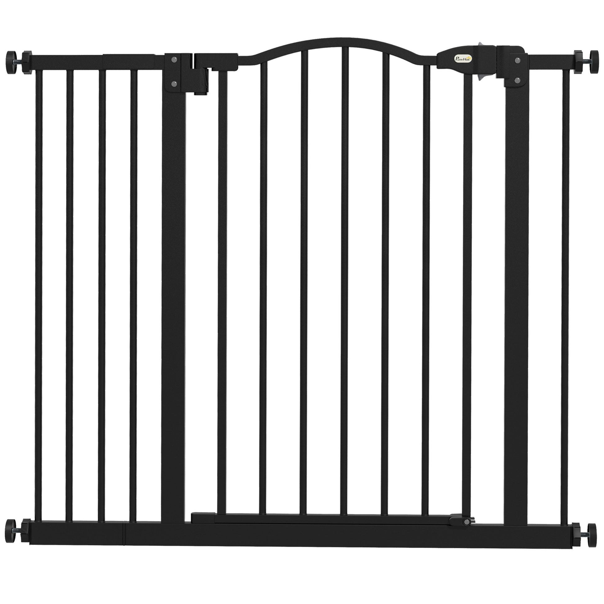 Pawhut Barrera De Seguridad Extensible Con Extensión 74-94x78 Cm Negro_0