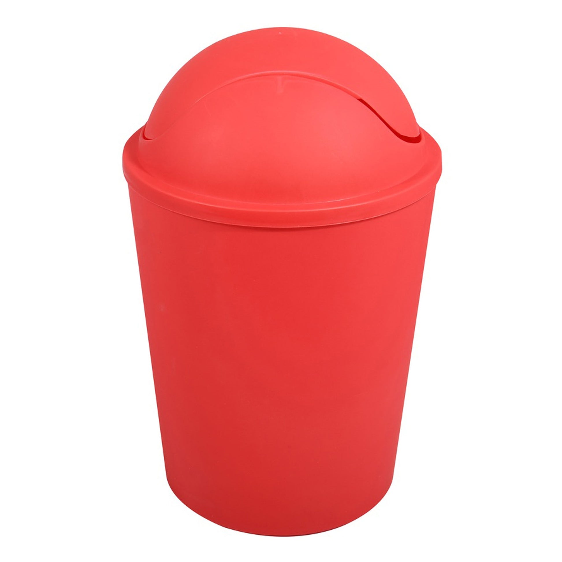 Cubo De Basura ako 5,5l Con Tapa Abatible Roja_0