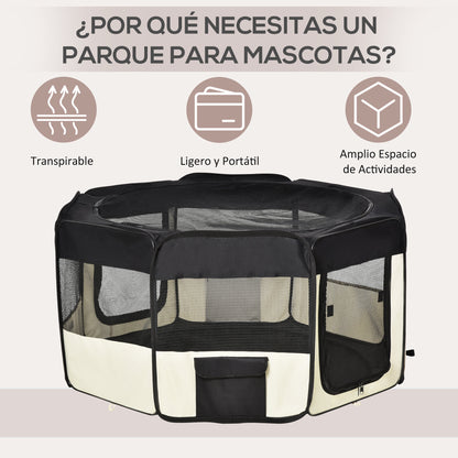 Pawhut Parque Plegable Para Perros Y Gatos_3