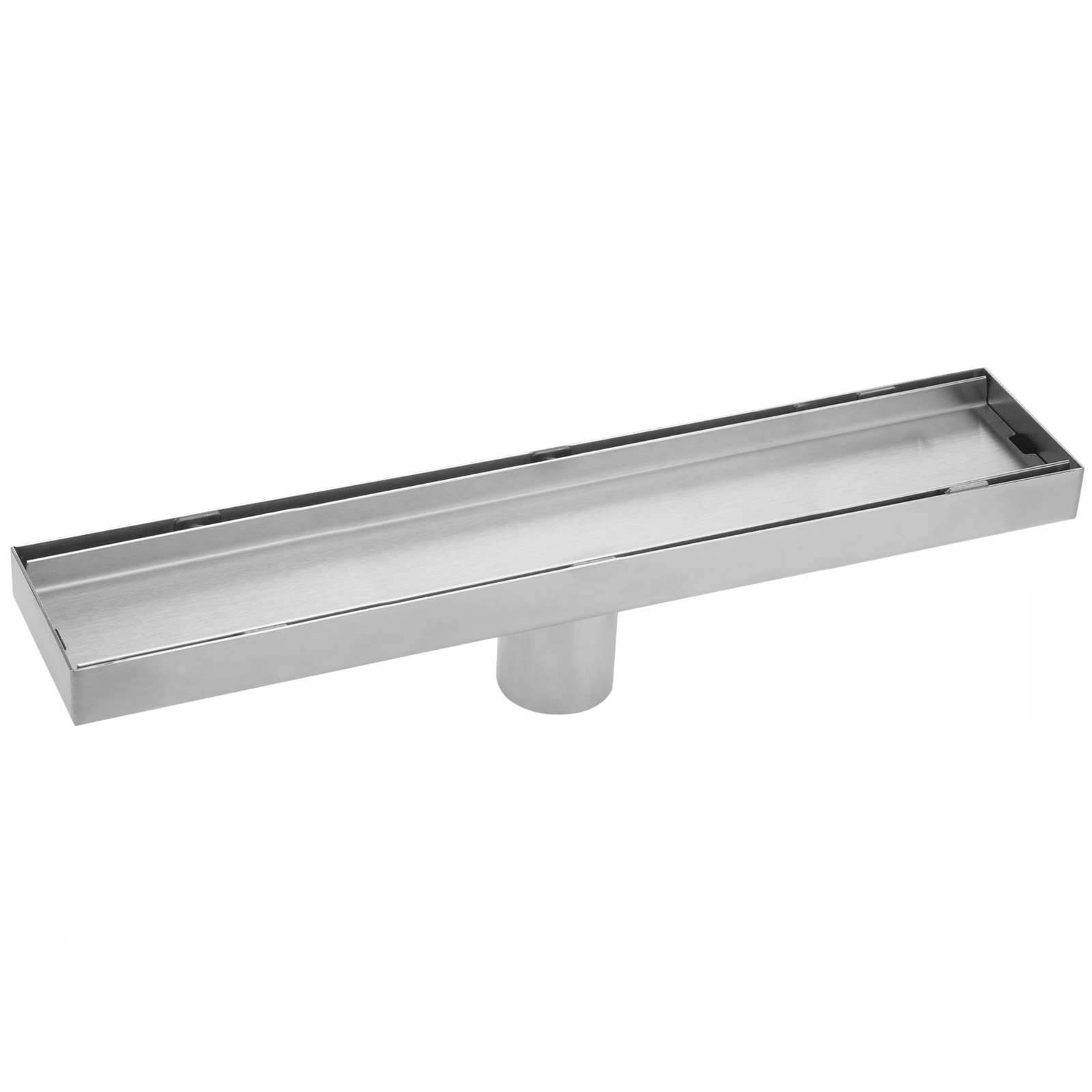 Canaleta De Desagüe Para Ducha 60cm Para Azulejo En Acero Inoxidable Mate_0