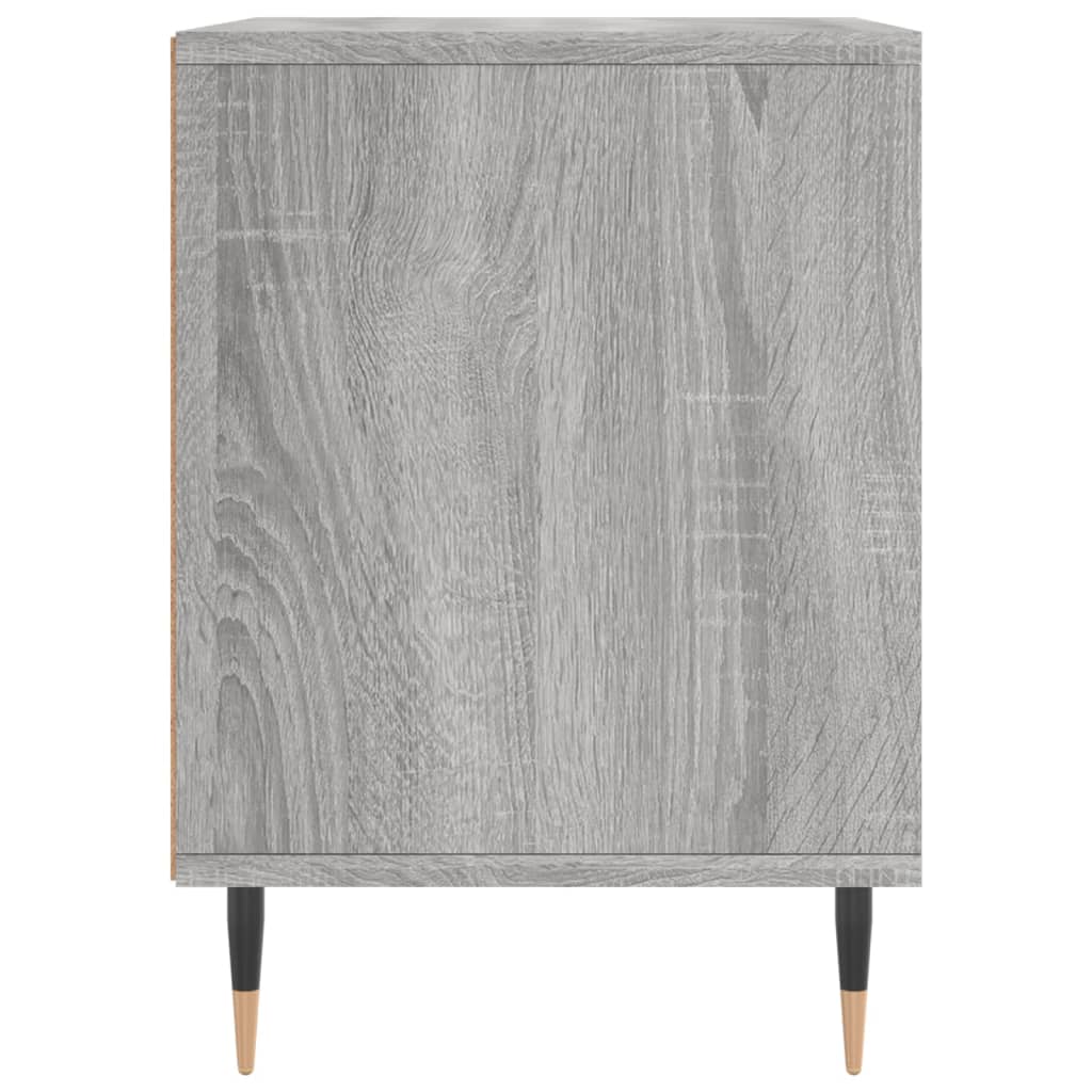 Mesita De Noche 2 Uds Madera Ingeniería Gris Sonoma 40x35x50 Cm_4