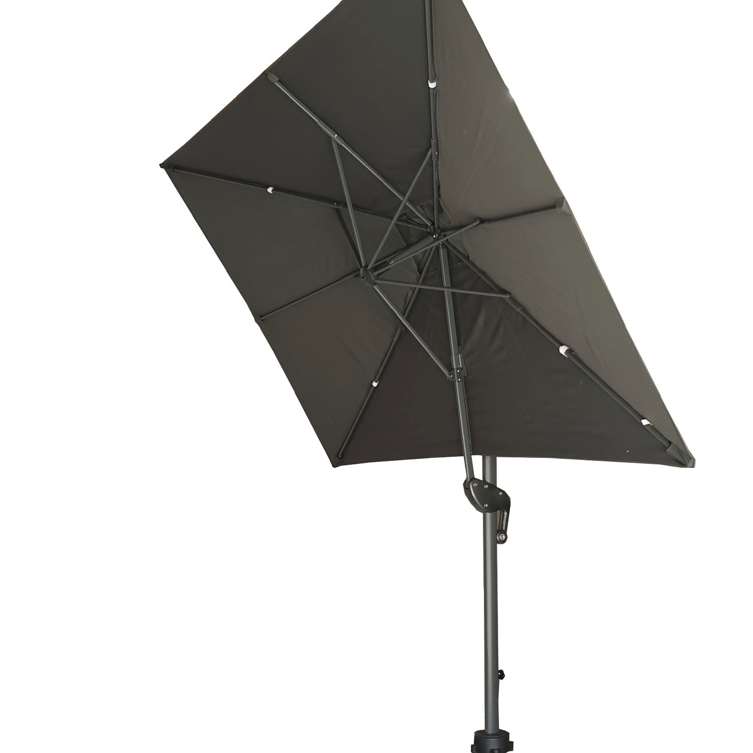 Tela Para Parasol De Jardín, Recambio Tela Para Parasoles De Edenjardi De Color Gris. Medidas 300x200 Cm_3