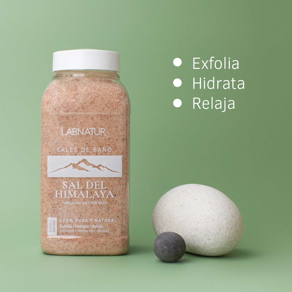 Sales de Baño del Himalaya 1200 g | Relajantes y Minerales Naturales | Baño Detox y Bienestar_2