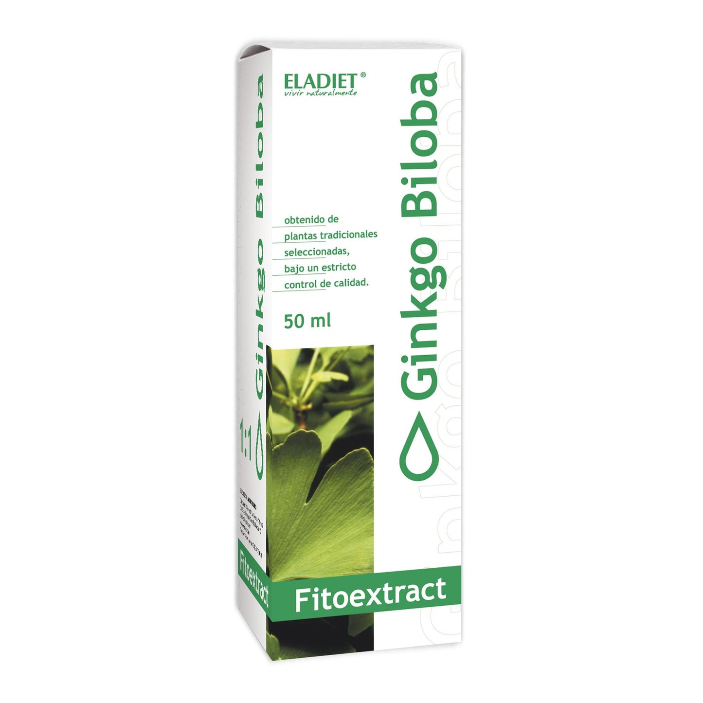 Fitoextract Ginkgo Biloba, 50 ml. Eladiet