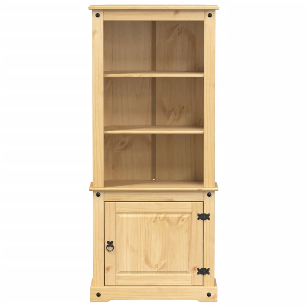 Aparador Corona Madera Maciza De Pino 74x38x170 Cm / Vetonek_4