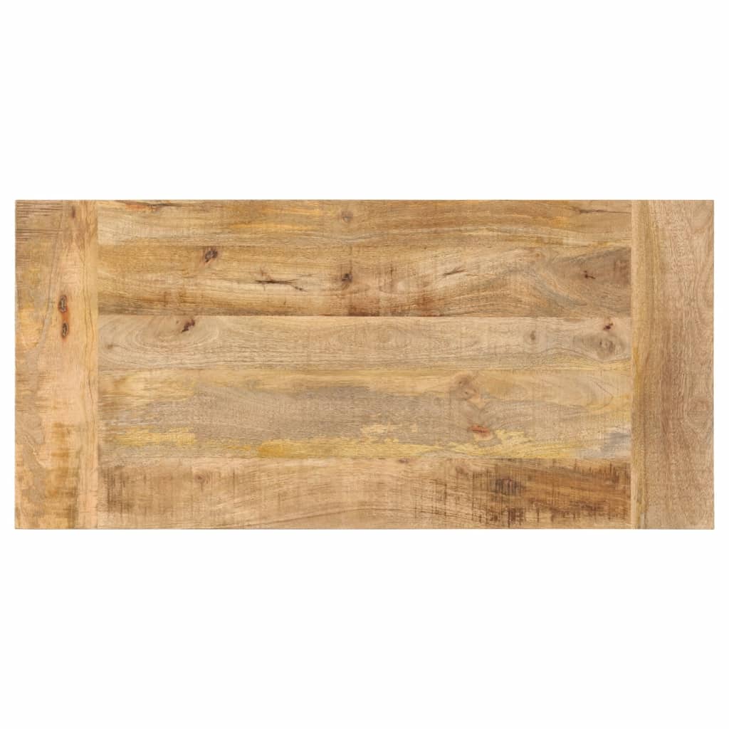 Mesa De Centro Madera Maciza De Mango 110x52x40 Cm_2