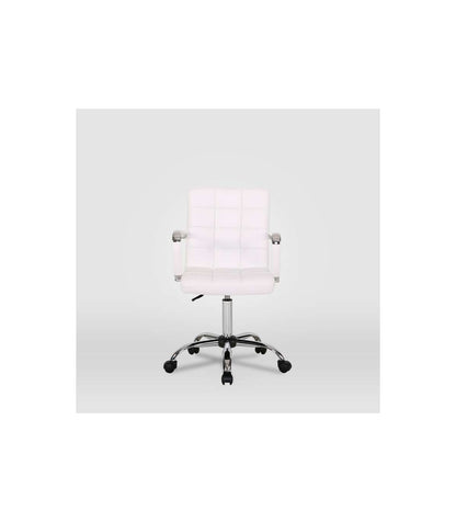Silla De Oficina Isabella En Blanco. Alto: 89-104, Ancho: 51, Fondo: 49._0
